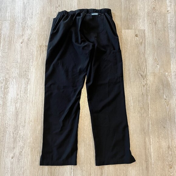 Womens Medcouture Black Scrub Pants - M - Picture 4 of 6